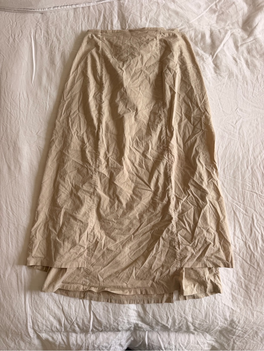 Vintage Forever 21 tan woven maxi skirt